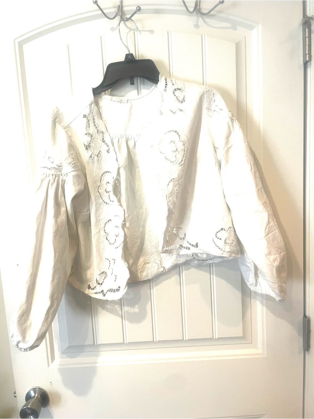 Women's Off White Western Chic Blouse